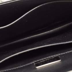 Pre Owned Prada Black Diagramme Leather Cahier Shoulder Bag