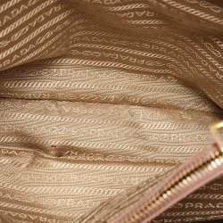 Pre Owned Prada Pink Saffiano Lux Leather Galleria Tote