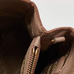 Pre Owned Prada Pink Saffiano Lux Leather Galleria Tote