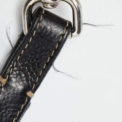 Pre Owned Prada Black Leather Shoulder Bag