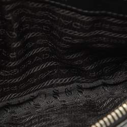 Pre Owned Prada Black Diagramme Leather Belt Bag