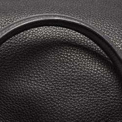 Pre Owned Prada Black Vitello Daino Leather Shopper Tote