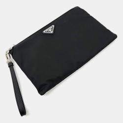 Prada Black Re-Nylon Clutch