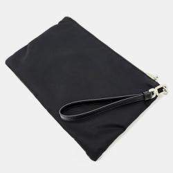 Prada Black Re-Nylon Clutch
