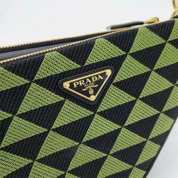 Pre Owned Prada triangle tote and shoulder bag