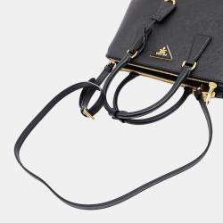 Pre Owned Prada Saffiano Lux Tote and Shoulder Bag