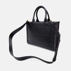 Prada Black Leather Tote & Shoulder Bag  