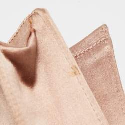 Pre Owned Prada Dusty Pink Satin Flap Clutch