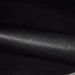 Prada Black/Grey Saffiano Leather Cahier Flap Shoulder Bag