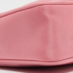 Pre Owned Prada Pink Tessuto Nylon Re-Edition 2000 Baguette Bag