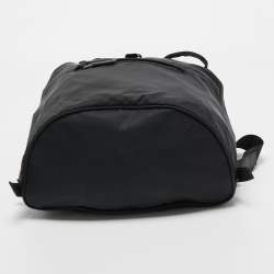 Prada Black Nylon Drawstring Backpack