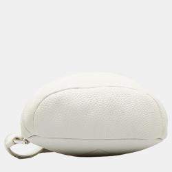 Pre Owned Prada White Vitello Daino Sling Bag