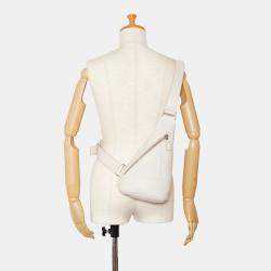 Pre Owned Prada White Vitello Daino Sling Bag