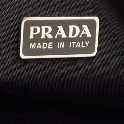 Pre Owned Prada Black Tessuto Sport Pochette