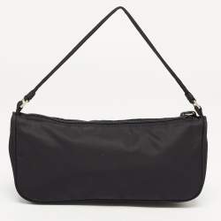 Pre Owned Prada Black Tessuto Sport Pochette
