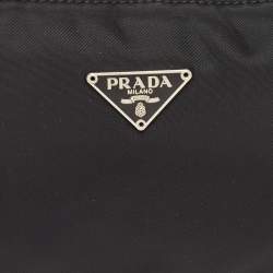 Pre Owned Prada Black Tessuto Sport Pochette