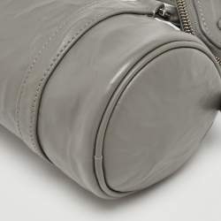 Pre Owned Prada Grey Leather Crossbody Bag