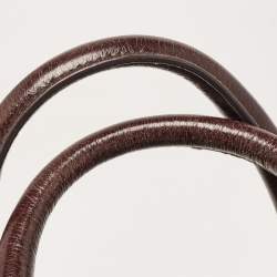 مملوكة مسبقًا Prada Dark Brown Leather East/West Bag