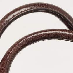 مملوكة مسبقًا Prada Dark Brown Leather East/West Bag