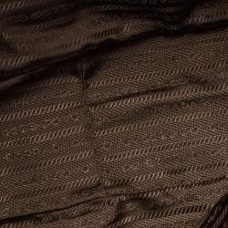 مملوكة مسبقًا Prada Dark Brown Leather East/West Bag