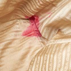 Pre Owned Prada Brown Saffiano Leather Large Double Zip Tote