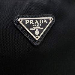 Prada Nylon Tessuto Chain Strap Hobo Bag