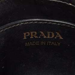 Prada Black Diagramme Leather Camera Bag