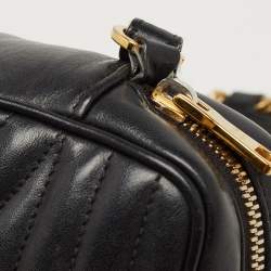 Prada Black Diagramme Leather Camera Bag