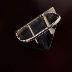 Pre Owned Prada Brown Leather Flap Top Handle Bag