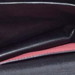 Pre Owned Prada Pink Saffiano Lux Leather Mini Sound Flap Crossbody Bag