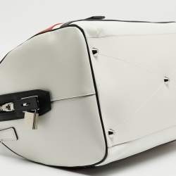 Pre Owned Prada Tricolor Saffiano Leather Travel Bag