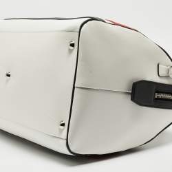 Pre Owned Prada Tricolor Saffiano Leather Travel Bag