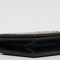Prada Black Saffiano Leather Business Card Case