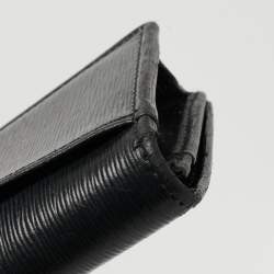 Prada Black Saffiano Leather Business Card Case