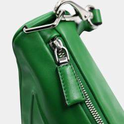 Pre Owned Prada Green Triangle Shoulder Bag