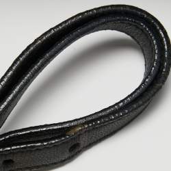 Pre Owned Prada Black Nappa Gaufre Leather Top Zip Tote