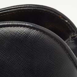 Pre Owned Prada Black Saffiano Leather Medium Promenade Satchel