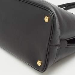 Pre Owned Prada Black Saffiano Leather Medium Promenade Satchel