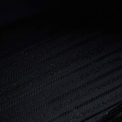 Pre Owned Prada Blue Saffiano/Soft Leather Double Handle Tote