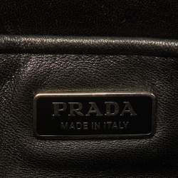 Prada Black Watersnake Mini Camera Bag