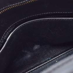 Pre Owned Prada Black Saffiano Lux Leather Small Esplanade Tote