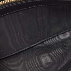 Pre Owned Prada Black Saffiano Leather Flap Continental Wallet