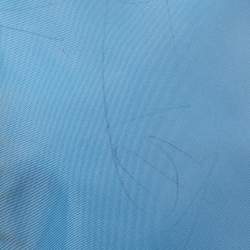 Pre Owned Prada Light Blue Nylon Re-Edition 2000 Baguette Bag