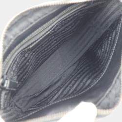  Prada Black Leather Travel shoulder bag 