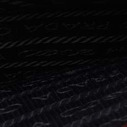 Pre Owned Prada Burgundy Saffiano Lux Leather Flap Top Handle Bag