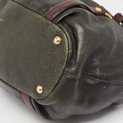 Pre Owned حقيبة هوبو برادا فيتيلو داينو جلد نحاسي