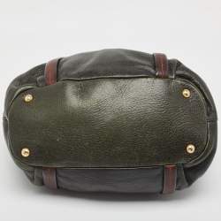 Pre Owned حقيبة هوبو برادا فيتيلو داينو جلد نحاسي