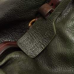 Pre Owned حقيبة هوبو برادا فيتيلو داينو جلد نحاسي