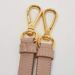 مملوكة مسبقًا Prada Dusty Pink Saffiano Lux Leather Medium Double Zip Tote