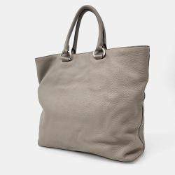 Prada Beige Leather Vitello Daino Tote Bag